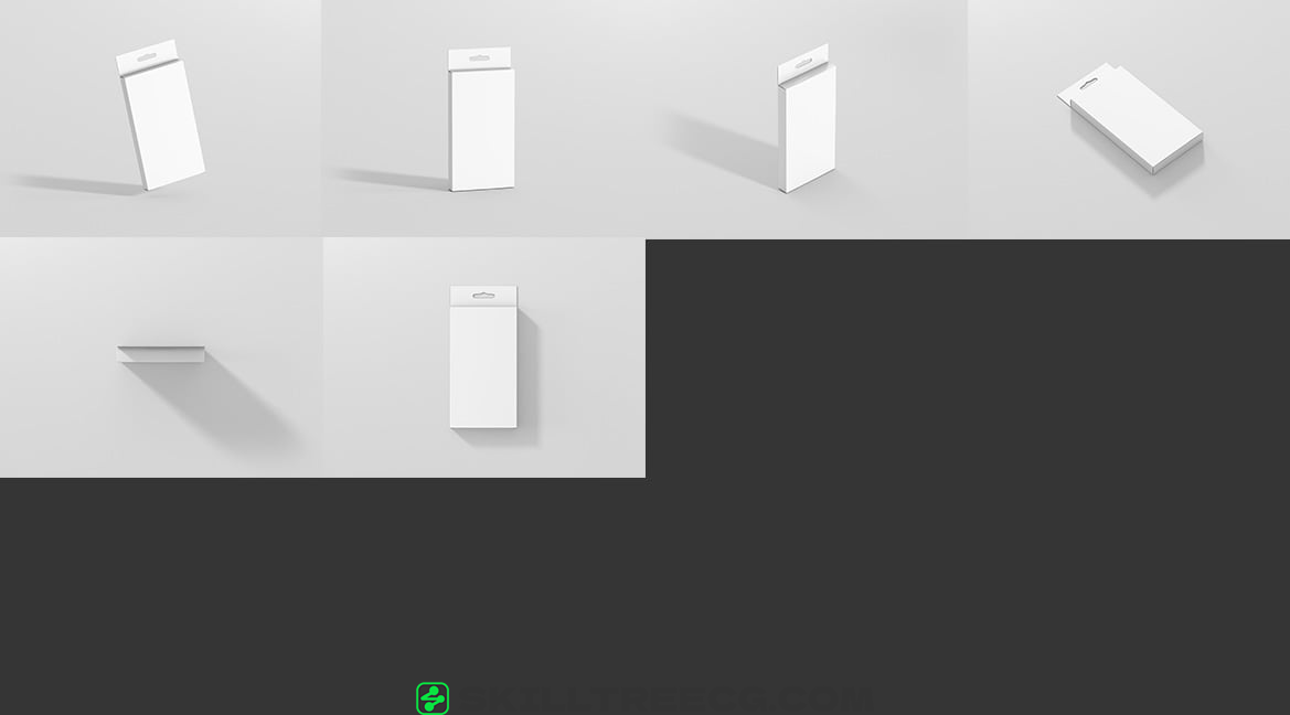 图片[7]-Package Box Mockup – High Rectangle with Hanger（878175）-技能树